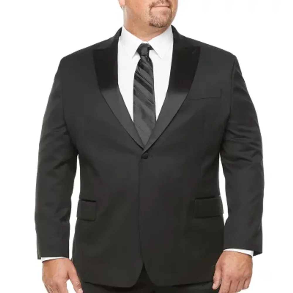 Stafford Coolmax Mens Big and Tall Classic Fit Tuxedo Jacket