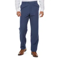 Stafford Signature Smart Wool Mens Big and Tall Stretch Fabric Classic Fit Flat Front Suit Pants