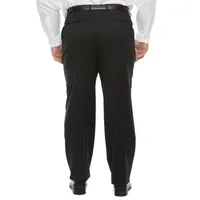 Stafford Coolmax Mens Big and Tall Classic Fit Flat Front Suit Pants