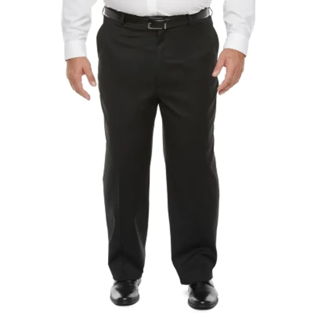 Stafford Coolmax Mens Big and Tall Classic Fit Suit Pants