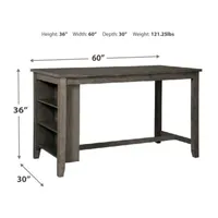 Signature Design by Ashley® Caitir Rectangular Counter Height Dining Table