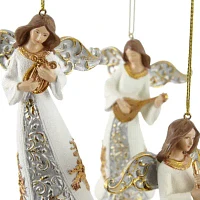 North Pole Trading Co. Musical Angel 3-pc. Christmas Ornament