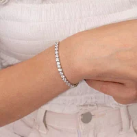 DiamonArt® 11.34 CT. T.W. Cubic Zirconia Sterling Silver Bracelet