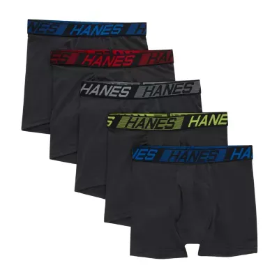 Hanes Little & Big Boys 5 Pack Boxer Briefs