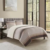 Stratford Park Damon 3-pc. Stripes Midweight Comforter Set