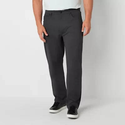 Stylus Mens Big and Tall Athletic Fit Flat Front Pant