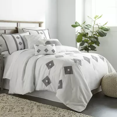 Stratford Park Lizzie 7-pc. Geometric Midweight Comforter Set