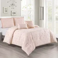 Stratford Park Farah 5pc Geometric Midweight Comforter Set