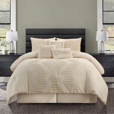 Stratford Park Eloise 7-pc. Geometric Midweight Comforter Set