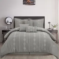 Stratford Park Cosette 7-pc. Geometric Midweight Comforter Set