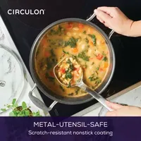 Circulon A1 Series with ScratchDefense 8-qt. Stockpot with Lid