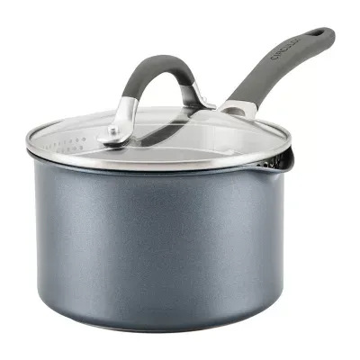 Circulon A1 Series with ScratchDefense 2-qt. Nonstick Straining Sauce Pan with Lid