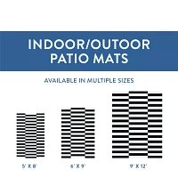 Patio Armor By Surefit Marcio Weather Resistant Outdoor Rectanglular Area Rug