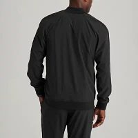 Barco One Bow883 Amplify 3-Pocket Stand-Up Collar Warm-Up Mens Moisture Wicking Scrub Jackets