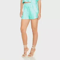 Forever 21 Linen Womens High Rise Cargo Short - Juniors