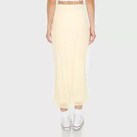 Forever 21 Chiffon Womens High Rise Midi A-Line Skirt-Juniors