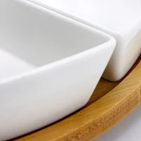 Elama Signature 6-pc. Lazy Susan Appetizer and Condiment Server Set