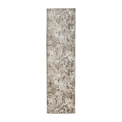 Radici Livigno Floral Indoor Rectangular Runner