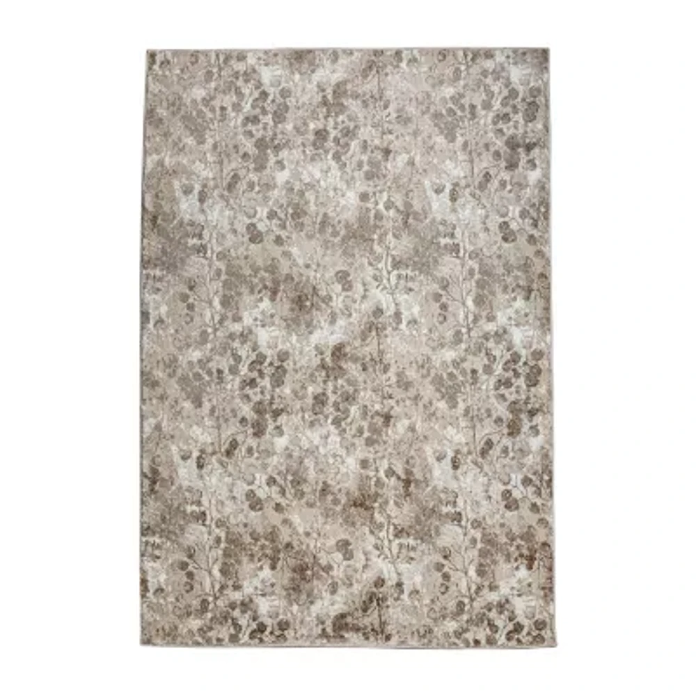 Radici Livgno Floral 5X7 Indoor Rectangular Area Rug