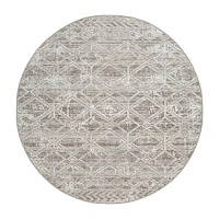 Radici Livigno Geometric 5'X5' Indoor Round Area Rug