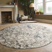 Radici Livigno Abstract 5'X5' Indoor Round Area Rug