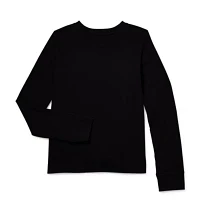 Thereabouts Little & Big Girls Crew Neck Long Sleeve T-Shirt