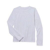Thereabouts Little & Big Girls Crew Neck Long Sleeve T-Shirt