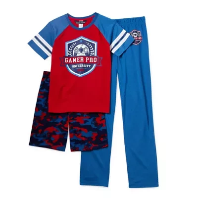 Jammers Kids Little & Big Boys 3-pc. Pajama Set