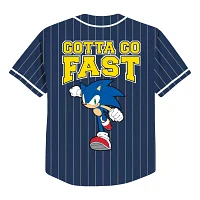 Little & Big Boys V Neck Short Sleeve Sonic the Hedgehog Jersey