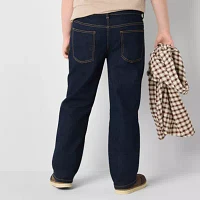 Thereabouts Little & Big Boys Adjustable Waist Stretch Fabric Straight Leg Jean