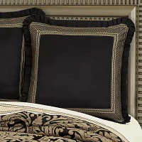 Queen Street Branson Black & Gold Embellished Euro Sham