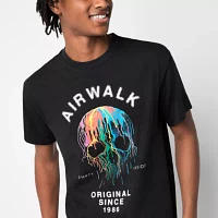 Airwalk Big and Tall Mens Crew Neck Short Sleeve T-Shirt