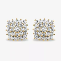3/4 CT. T.W. Lab Grown White Diamond 10K Gold 9.3mm Stud Earrings