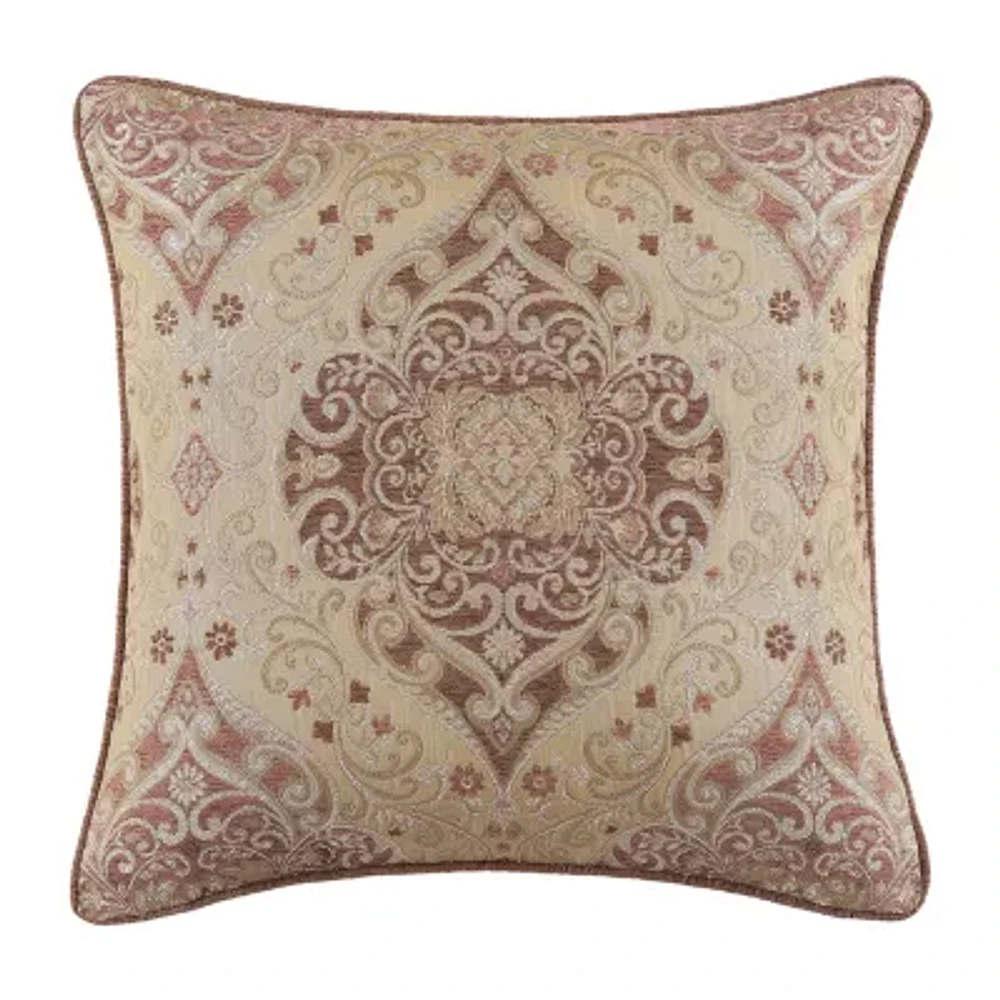 Queen Street Wallace Terracotta Square Throw Pillow