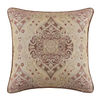 Queen Street Wallace Terracotta Square Throw Pillow