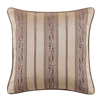 Queen Street Wallace Terracotta Square Throw Pillow
