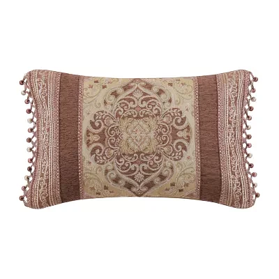 Queen Street Wallace Terracotta Rectangular Throw Pillow