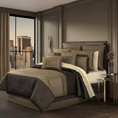 Queen Street Melbourne Bronze Midweight Comforter Set