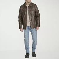 Levi's Mens Wind Resistant Interior Pockets Midweight Shirt Jacket
