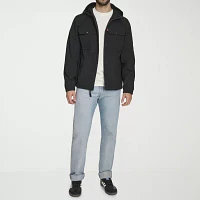 Levi's Mens Water Resistant Wind Hooded Midweight Raincoat
