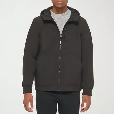 Levi's Mens Water Resistant Wind Hooded Midweight Softshell Jacket