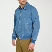 Levi's Mens Denim Wind Resistant Interior Pockets Midweight Bomber Jacket