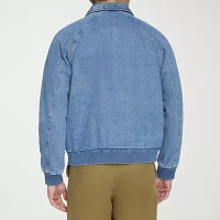 Levi's Mens Denim Wind Resistant Interior Pockets Midweight Bomber Jacket