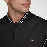 Champion Mens Wind Resistant Interior Pockets Midweight Bomber Jacket