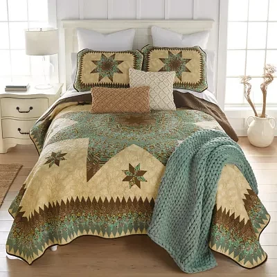 Donna Sharp Sea Breeze Star Quilt Set
