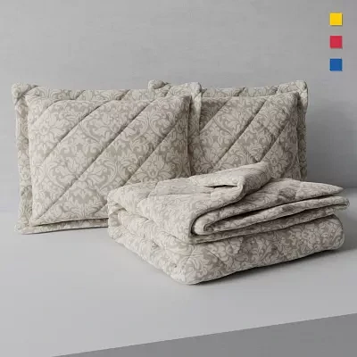 Color Sense 3 Pieces Reversible Quilt Sets