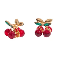 Kitsch 2-pc. Mini Rhinestone Cherry Claw Clip Value Set
