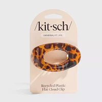 Kitsch Recycled Plastic Medium Flat Cloud Clip- Tort