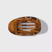 Kitsch Recycled Plastic Medium Flat Cloud Clip- Tort