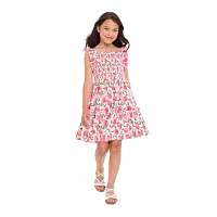 Bonnie Jean Little & Big Girls Sleeveless Ruffled Sleeve Empire Waist Dress